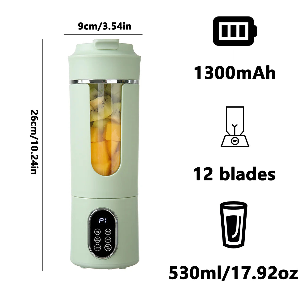 The 30-Second Energy Shortcut (Portable 12-Blade Blender)
