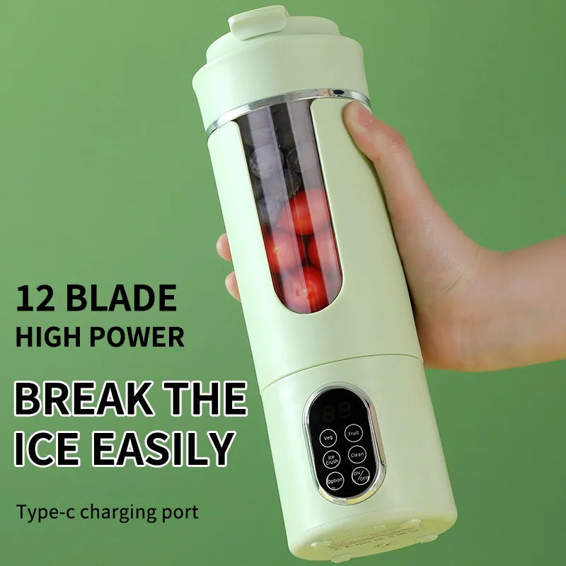 The 30-Second Energy Shortcut (Portable 12-Blade Blender)