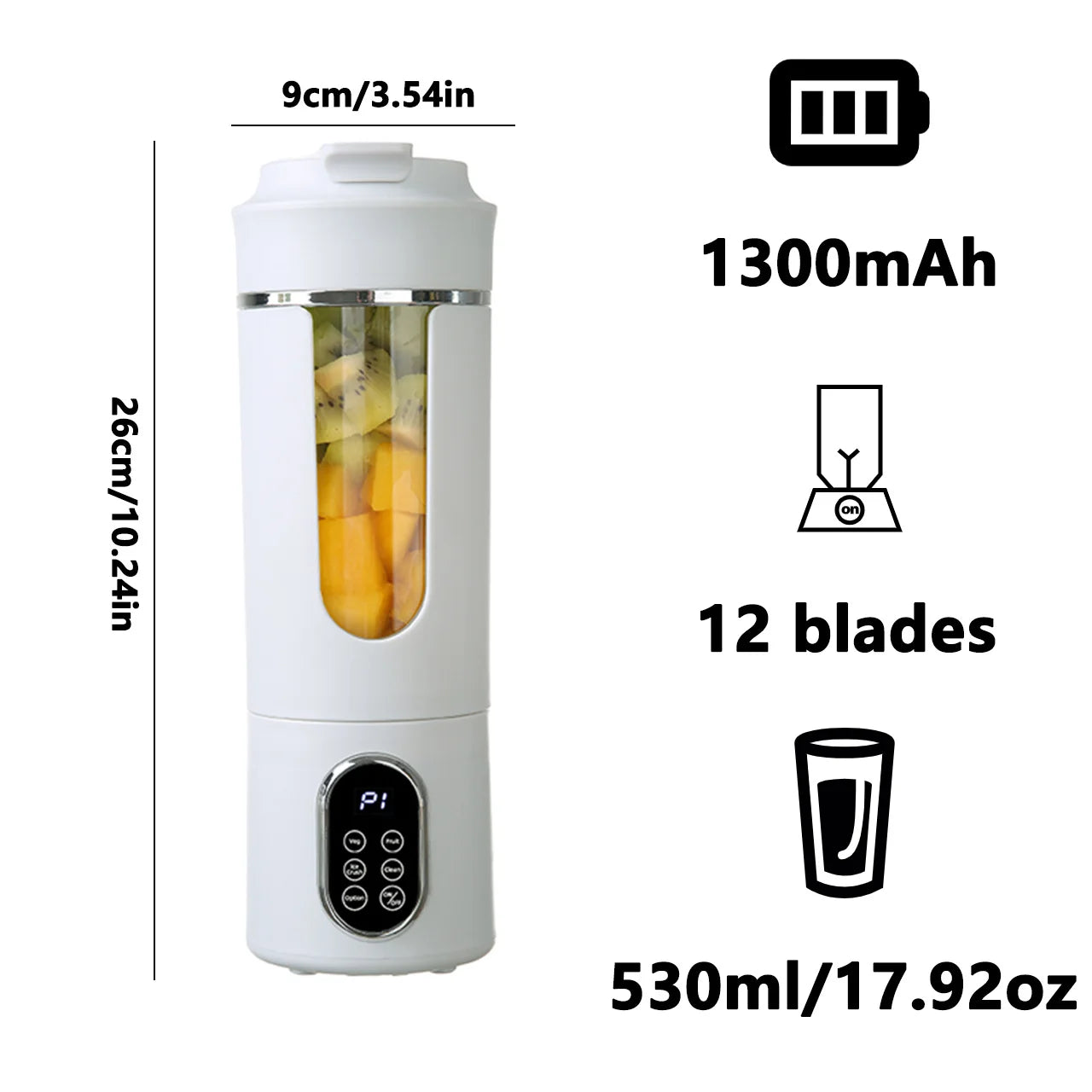 The 30-Second Energy Shortcut (Portable 12-Blade Blender)