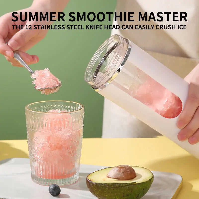 The 30-Second Energy Shortcut (Portable 12-Blade Blender)